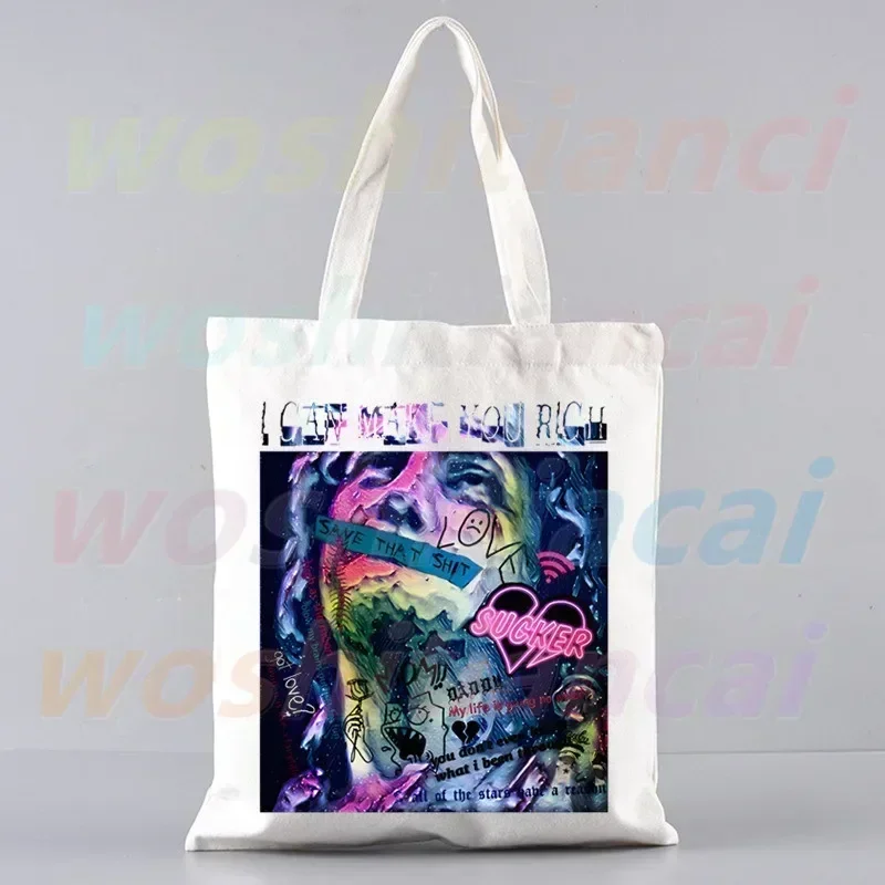 حقيبة تسوق ليل زقزقة ، قماش بيئي ، حقيبة تسوق قطنية ، حقيبة تسوق قابلة لإعادة الاستخدام