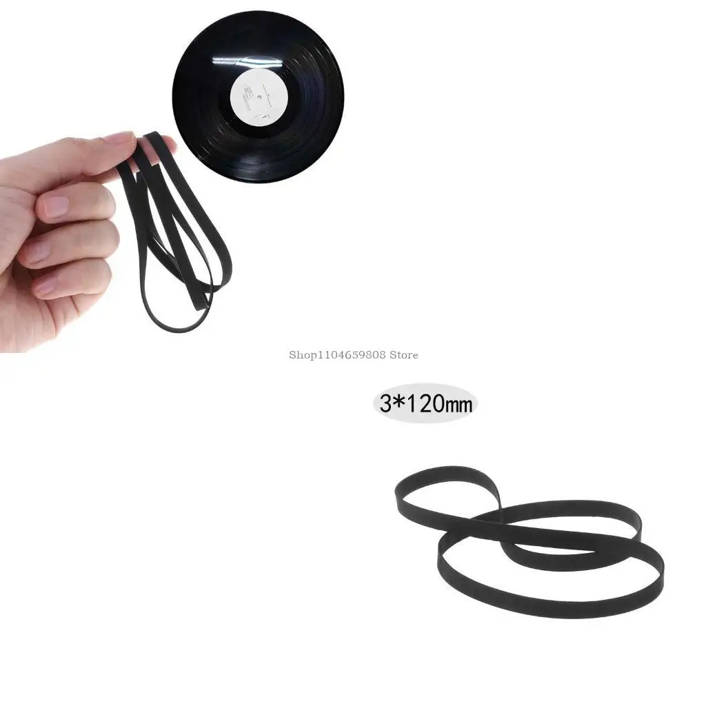 

3mm Universal Mix Cassette Tape Machine Belt Assorted Home Components Recorder Turntable Strap Belt for DVD