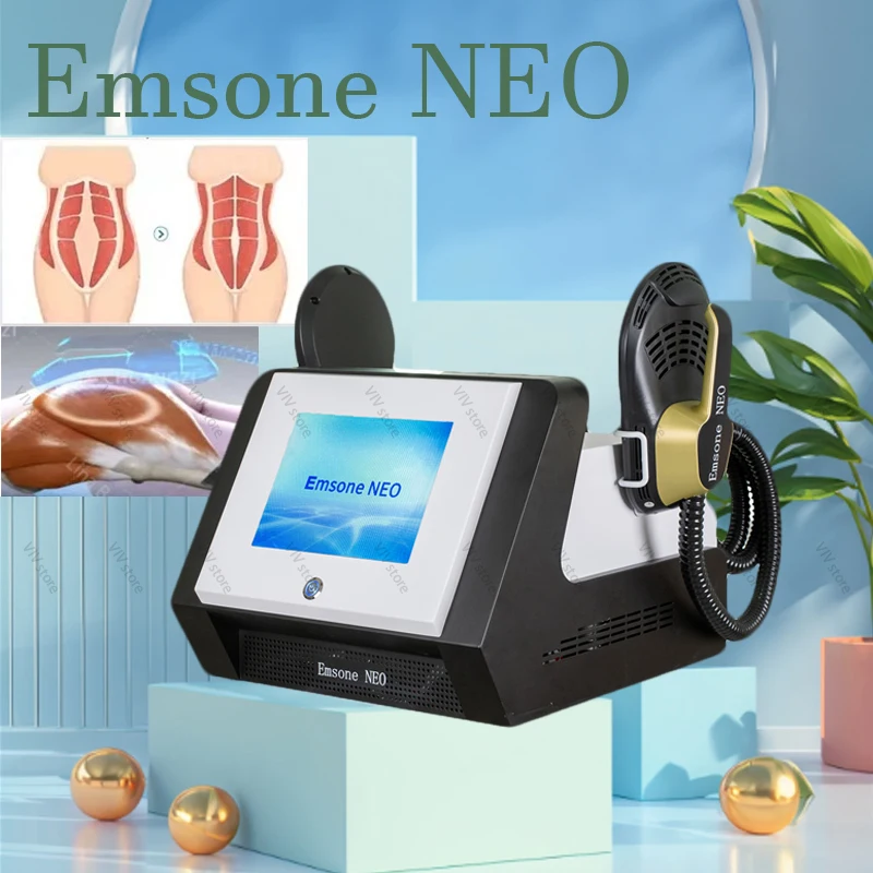 

HIEMT 6500W RF 200HZ Emsone NEO Body Shaping Machine Muscle Growth Fat Burning High Intensity Electromagnetic Stimulator