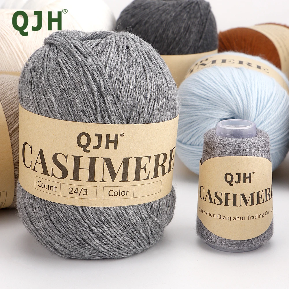 50+20g Cashmere Yarn - Soft Hand-Knitted Yarn for Knitting and Crochet Projects - DIY Ideal for Sweaters,Hats - Yarn Enthusiasts