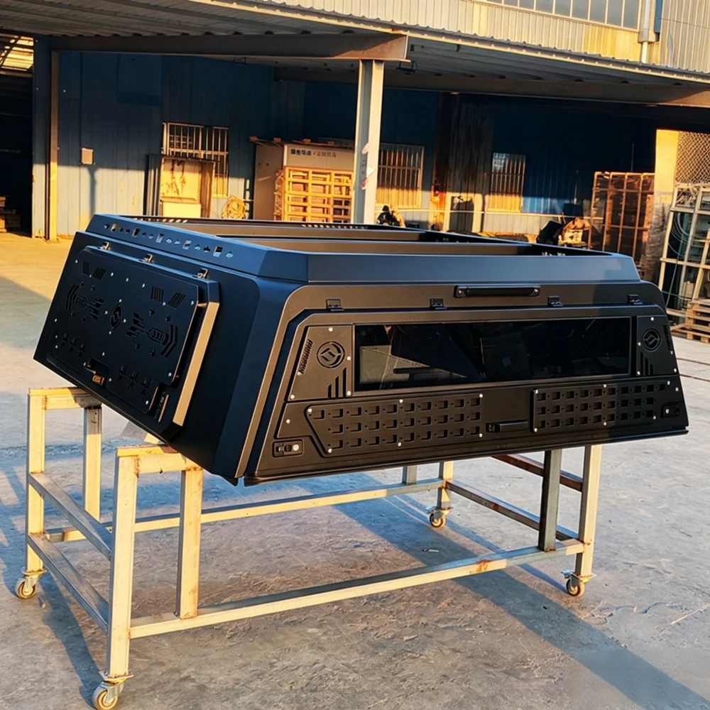 

Pickup Truck Bed Cover,A Secure Storage Rack Openable from Three Sides