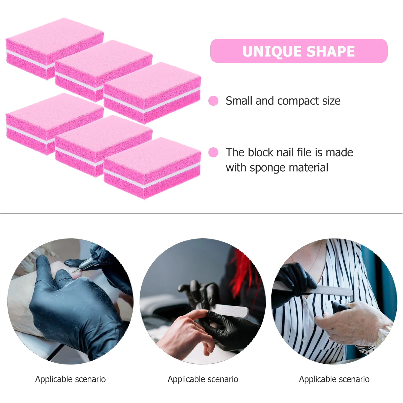 

50 шт., буферный блок для ногтей, губка, двухсторонний полировальный блок для маникюра, педикюра, шлифовки ногтей, шлифовки ногтей на ногах