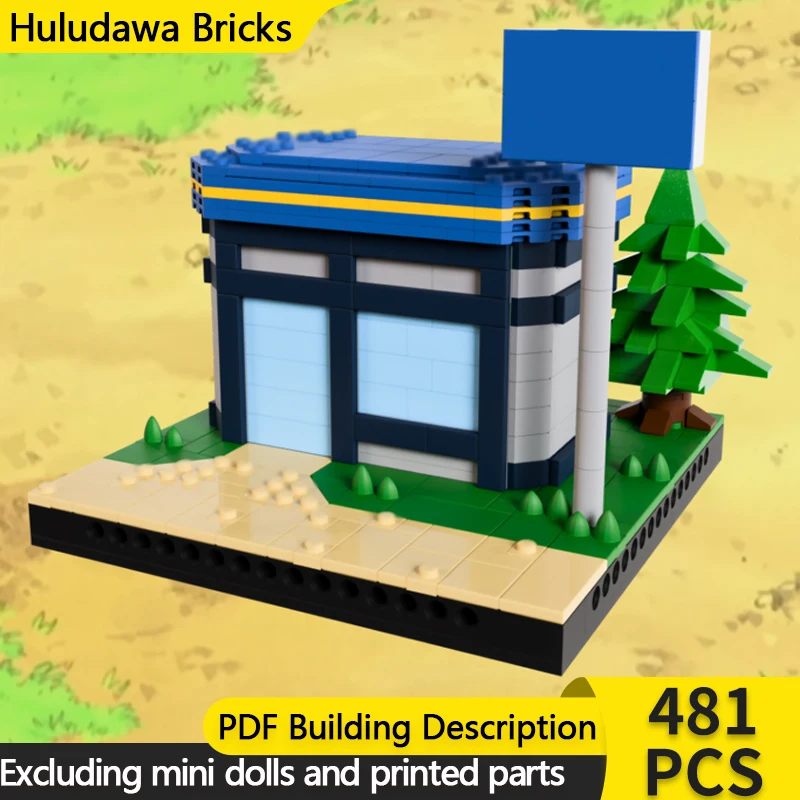 

Популярная игровая модель MOC, строительные кирпичи, реквизит, магазин, модульная технология, детские праздничные подарки, сборные игрушки, костюм