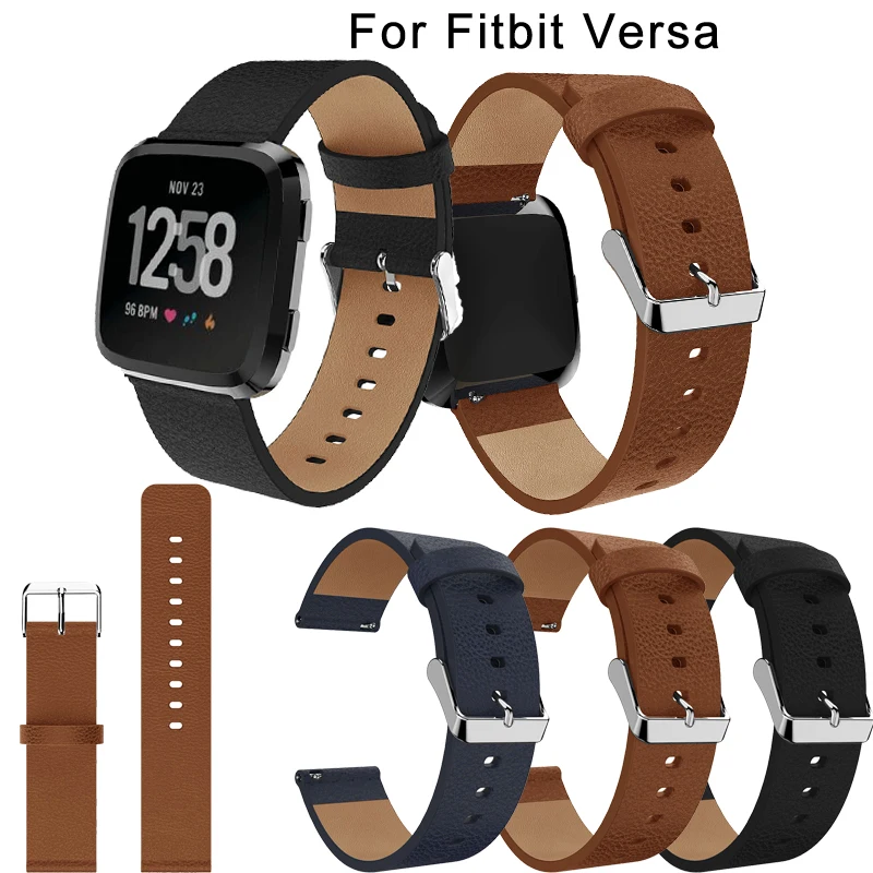 New Fashion Match Replacement Watch Band Leather Wrist Watchband Strap Bracelet Belt For Fitbit Versa 2/ Lite Watch Wristband