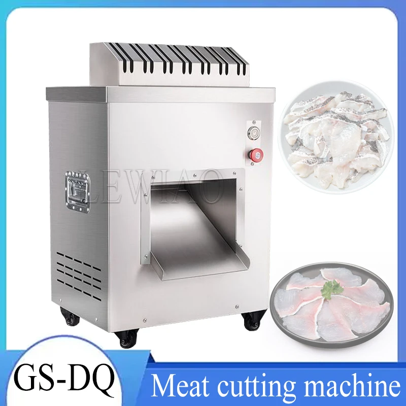 

Commercial Meat Cutter Fully Automatic Vertical Electric Stainless Steel Multifunctional Slicing Shredding Diceing Machine