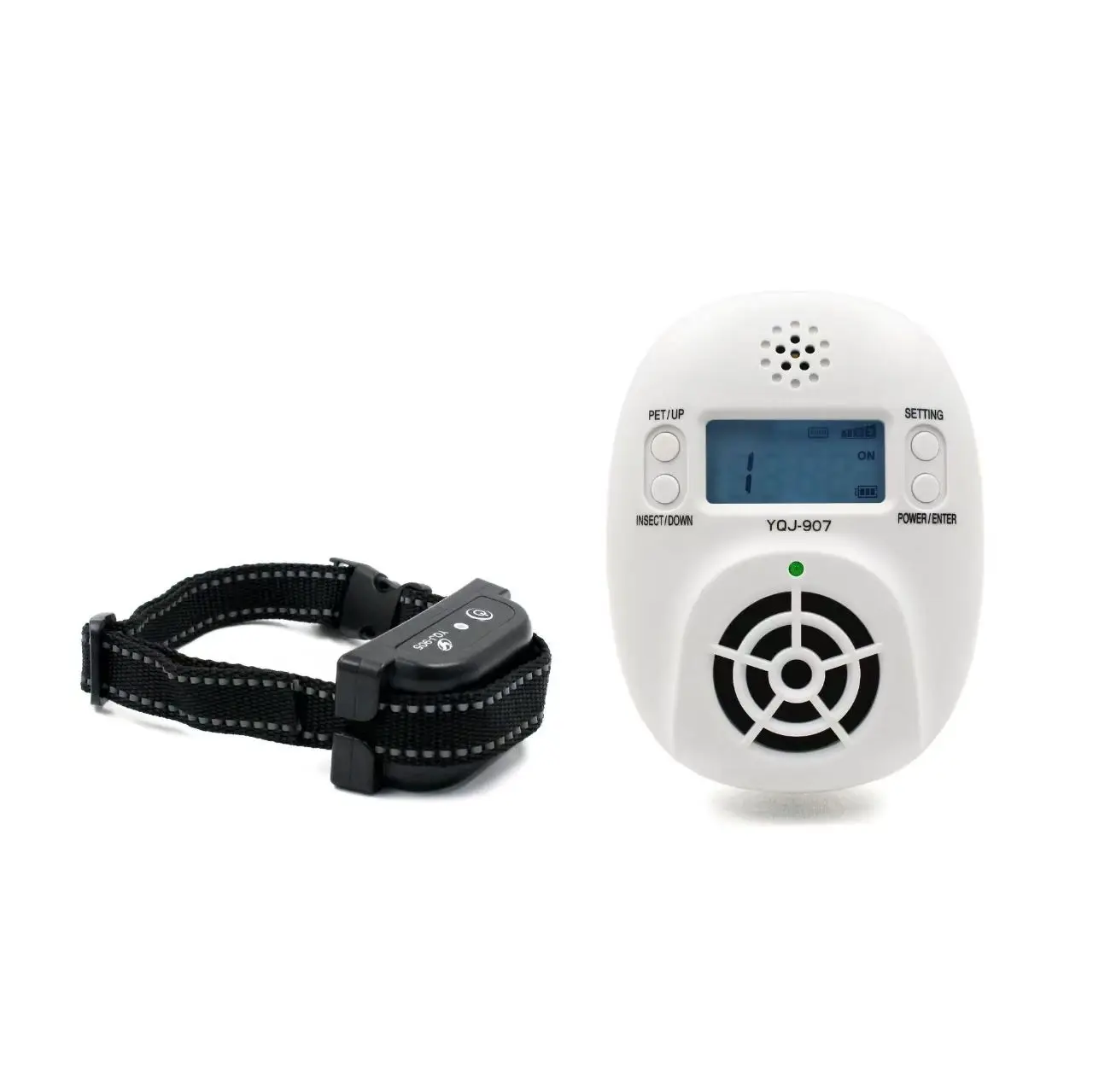 

2 in 1 Wireless Electronic Pet Dog Fence Indoor Pet Barriers Management System with Pest Repellent Dog Training Collar Receivers