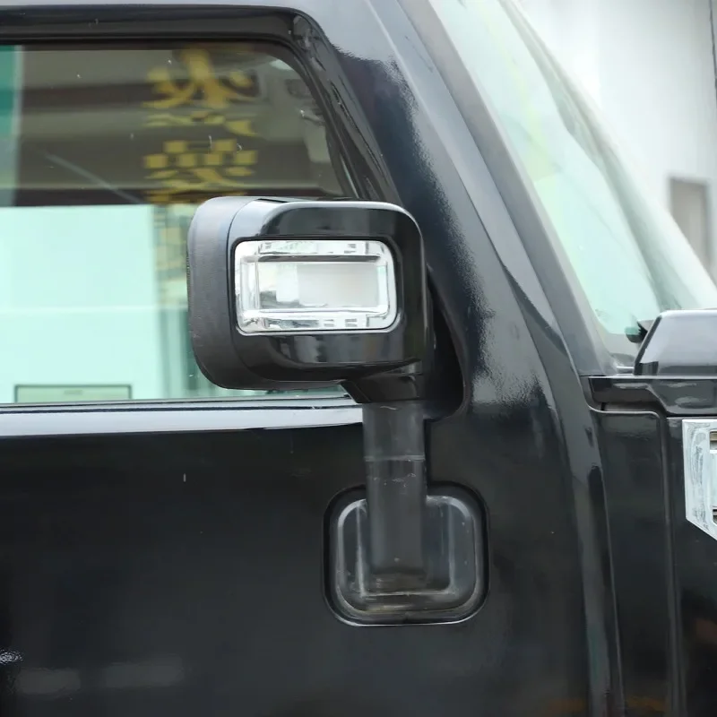 

Suetlcoity For Hummer H2 2003-2009 ABS Carbon Fiber Car Rearview Mirror Rearview Mirror Cover Decorative Sticker Car Accessories