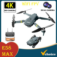 New E58 Mini Remote Control Drone WiFi FPV Brushless Motor Foldable Quadcopter Wifi Fpv HD Camera Drone helicopter Gift Toy