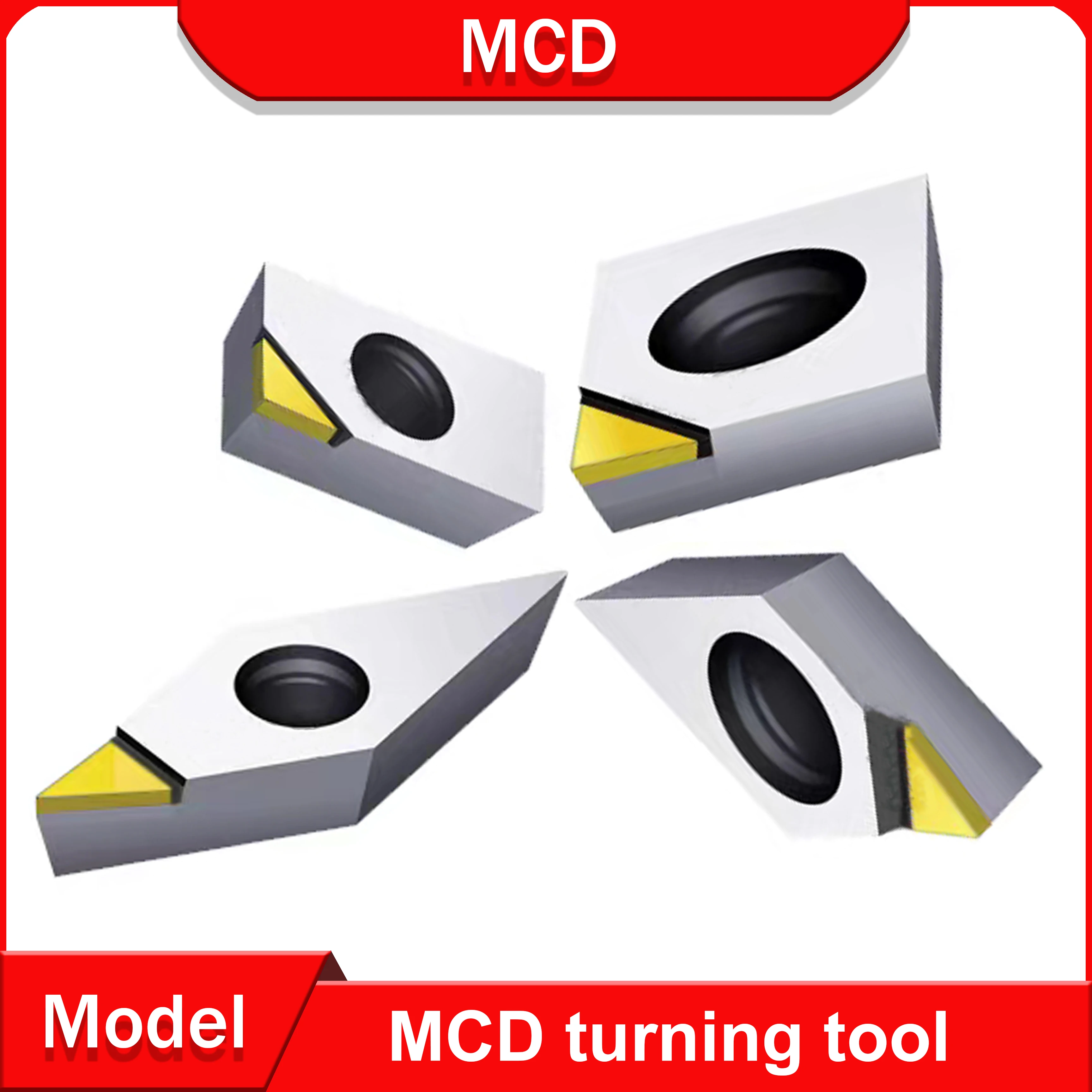 MCD insert single crystal turning tool is suitable for aluminum copper acrylic and other materials to achieve mirror effect