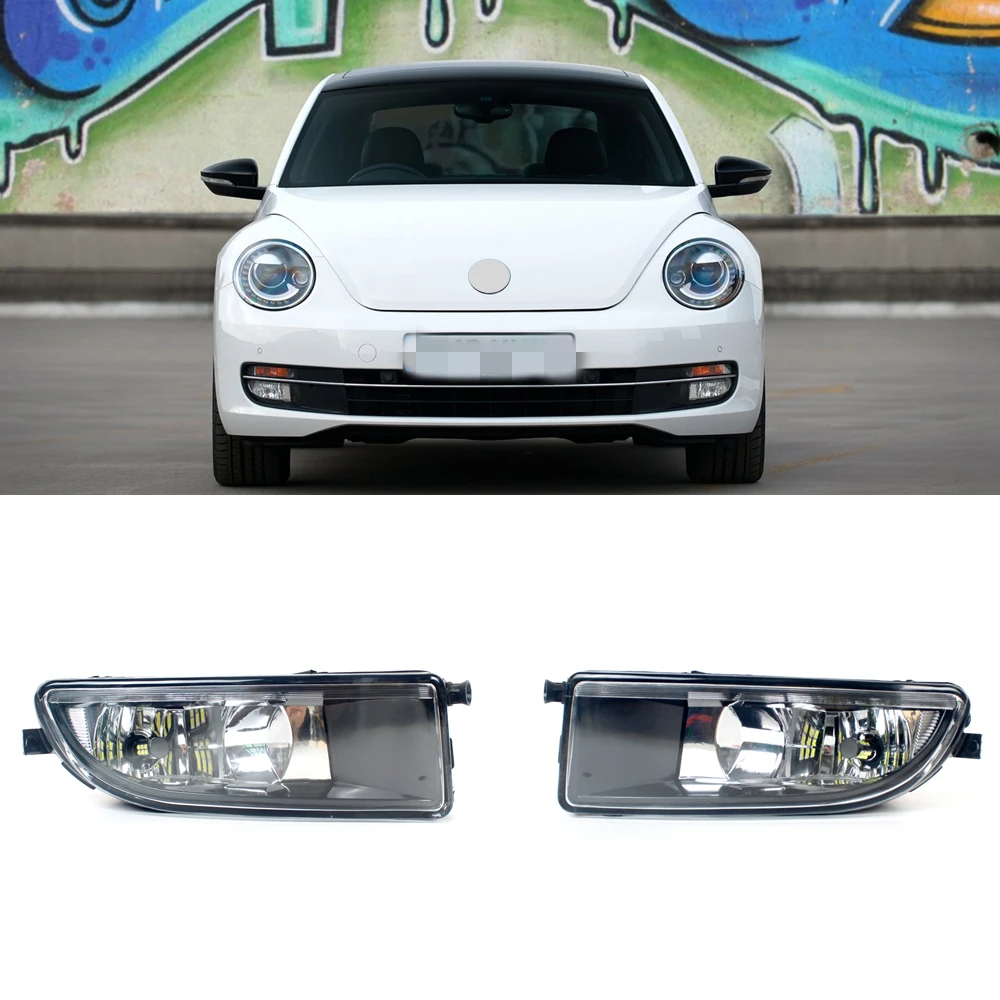 

Front Bumper Fog Light Lamp With LED Bulbs 5C5941699C 5C5941700C For VW Beetle 2012 2013 2014 2015 2016