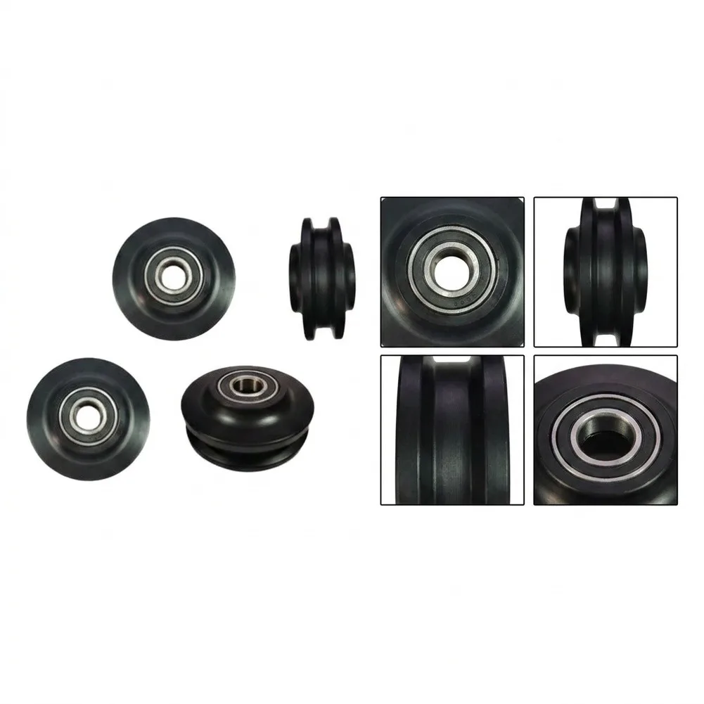 Easy To Install Door Pulleys Barn Door Roller Sliding Door Hardware High-grade Polymer Material Smooth Sliding Action