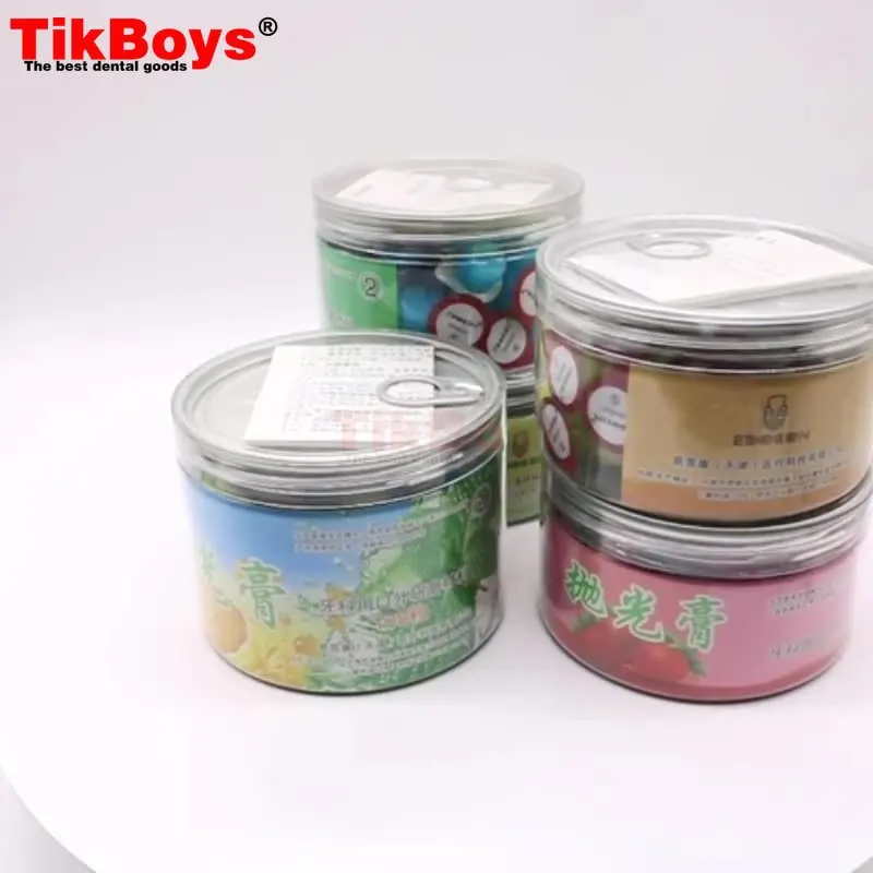10PCS Dental Polishing Paste Teeth Whitening Jelly Fruity Tooth Polishing Paste Dentist Polish Grit Dentistry Lab Materials