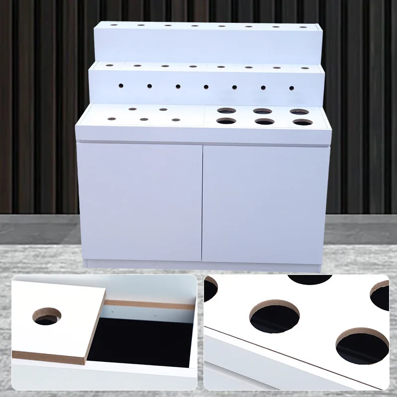 1m three-layer four-row water nozzle angle valve, floor drain, bathroom integrated display, multi-functional cabinet
