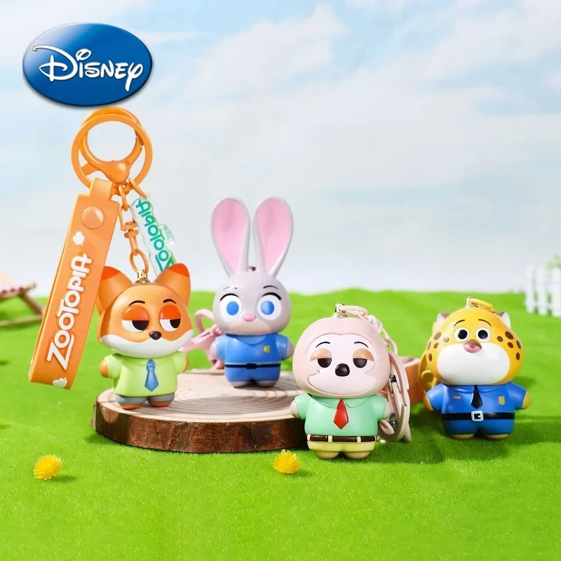 

Zootopia 2 Keychain Bag Pendant Decoration Nick Judy Cartoon Cute Exquisite Figure PVC Doll Figurine Toy Man Woman Creative Gift