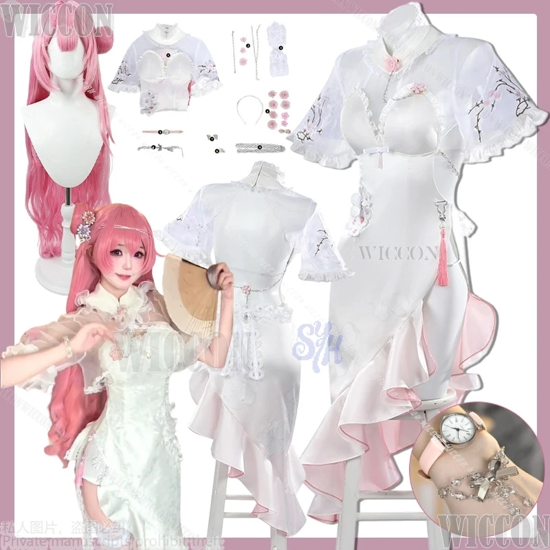 

Дороти Косплей Игра GODDESS OF VICTORY: NIKKE Сексуальное белое кружевное платье Cheongsam Qipao Прекрасная Лолита Хэллоуин Comic Con Ролевая игра