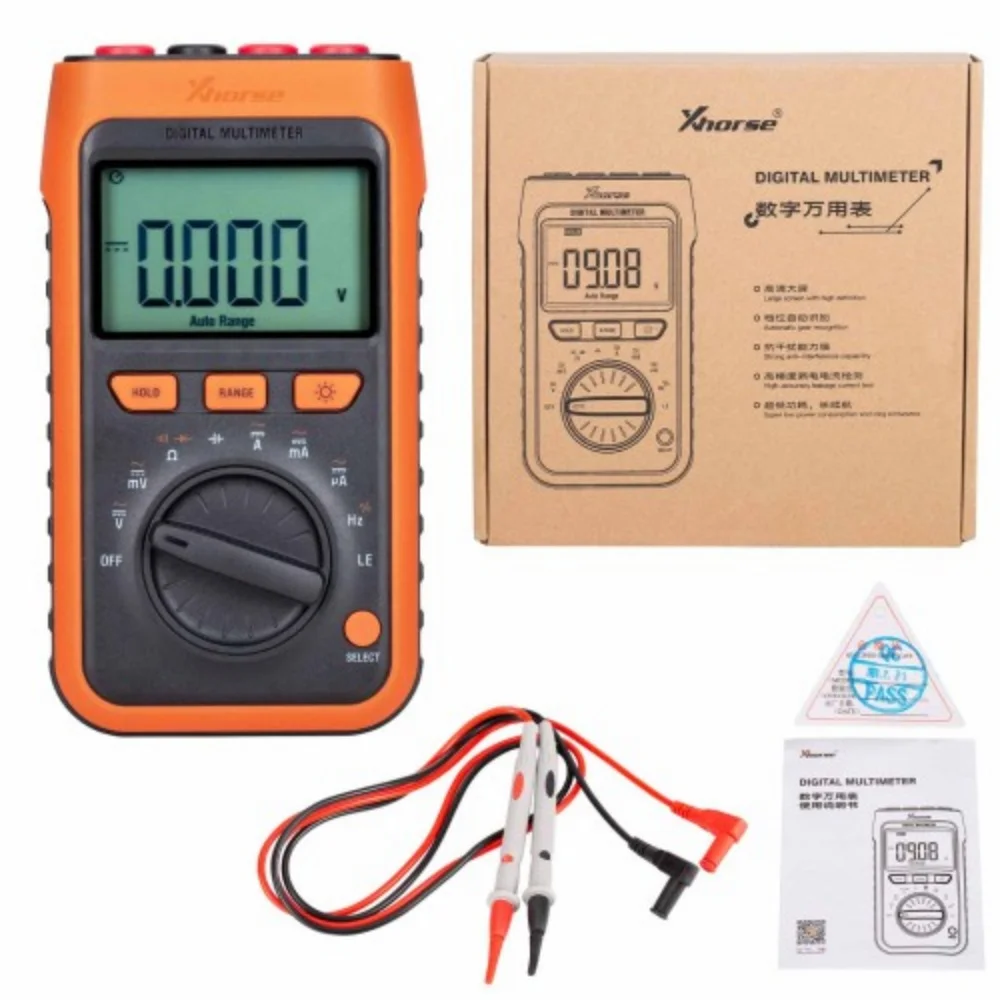 2024 Xhorse Digital Multimeter Large Screen with High Definition High-accuracy Leakage Current Test