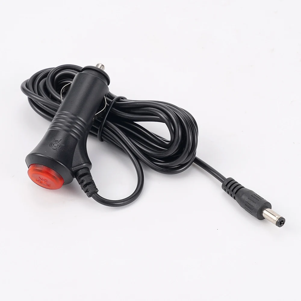 12V 24V Car Cigarette Lighter Socket Splitter Plug 3A Connector Power Adapter Car Audio DC Cable Power Cord