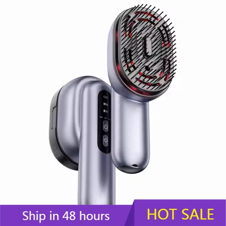 

YTYIN Portable Handhold Red Light High Frequency Essential Oil Electric Hair Brushes Electric Scalp Massage Comb