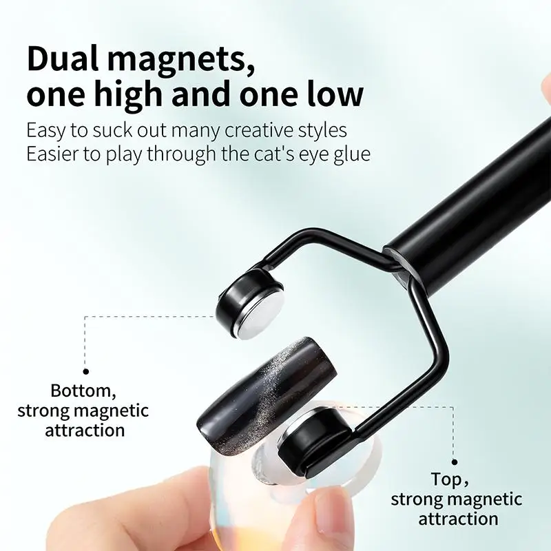 Y-Shaped Nail Magnetic Stick Cat Eye Nail Art Tools Multi-function Manicure Magnet DIY Beauty Accessories
