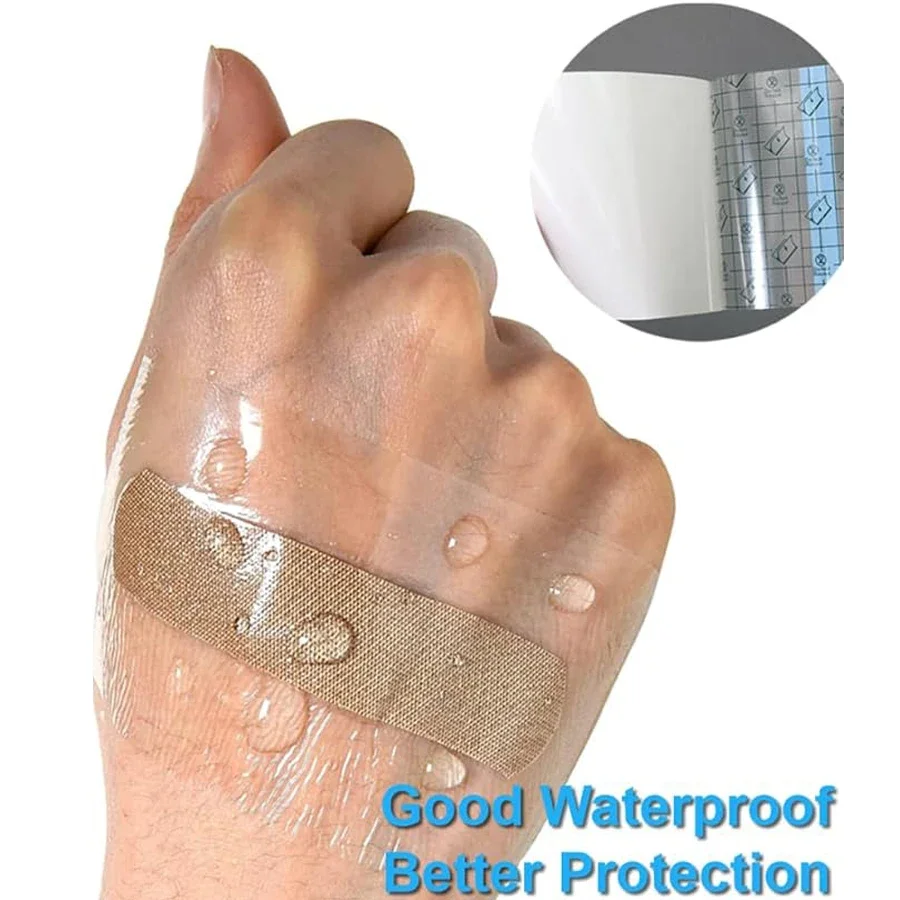 

Waterproof Bandages Transparent Stretch Bandages Protective Clear Films Dressing Tattoo Cover Dressing Tapes for Shower Swimming