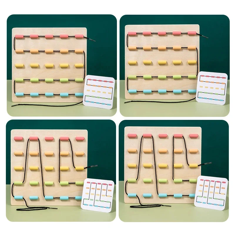 Brinquedos de corda divertidos e educativos, treinamento de coordenação mão-olho, educação infantil, jogo de iluminação