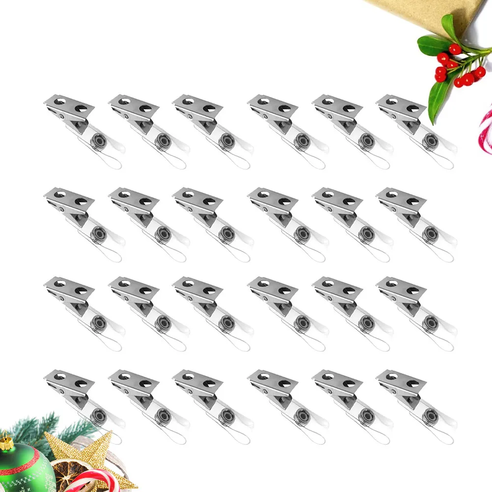 150pcs-metal-badge-clips-double-hole-clear-pvc-straps-for-id-cards-badge-holders-work-name-tags-conferences-trade-shows-schools