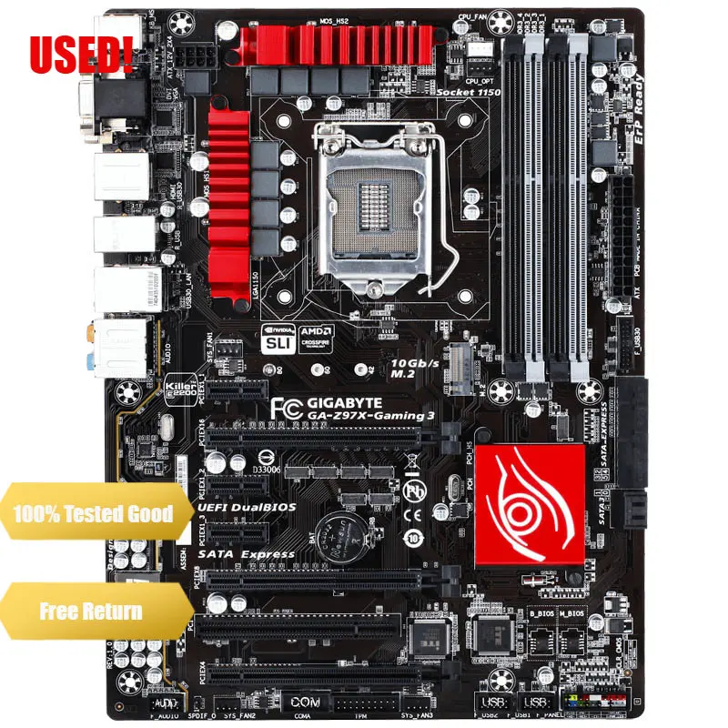 Imagem -02 - Gigabyte-placa-mãe Desktop £ Lga 1150 Ddr3 Usb 2.0 Usb 3.0 32gb Z97