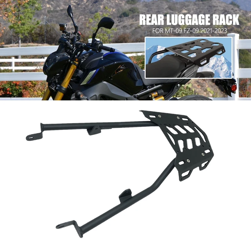 Rear Rack Luggage Rack Carrier Shelf Top Box Holder Support Bracket For YAMAHA MT-09 FZ-09 FZ09 MT09 MT 09 2021-2023 Motorcycle