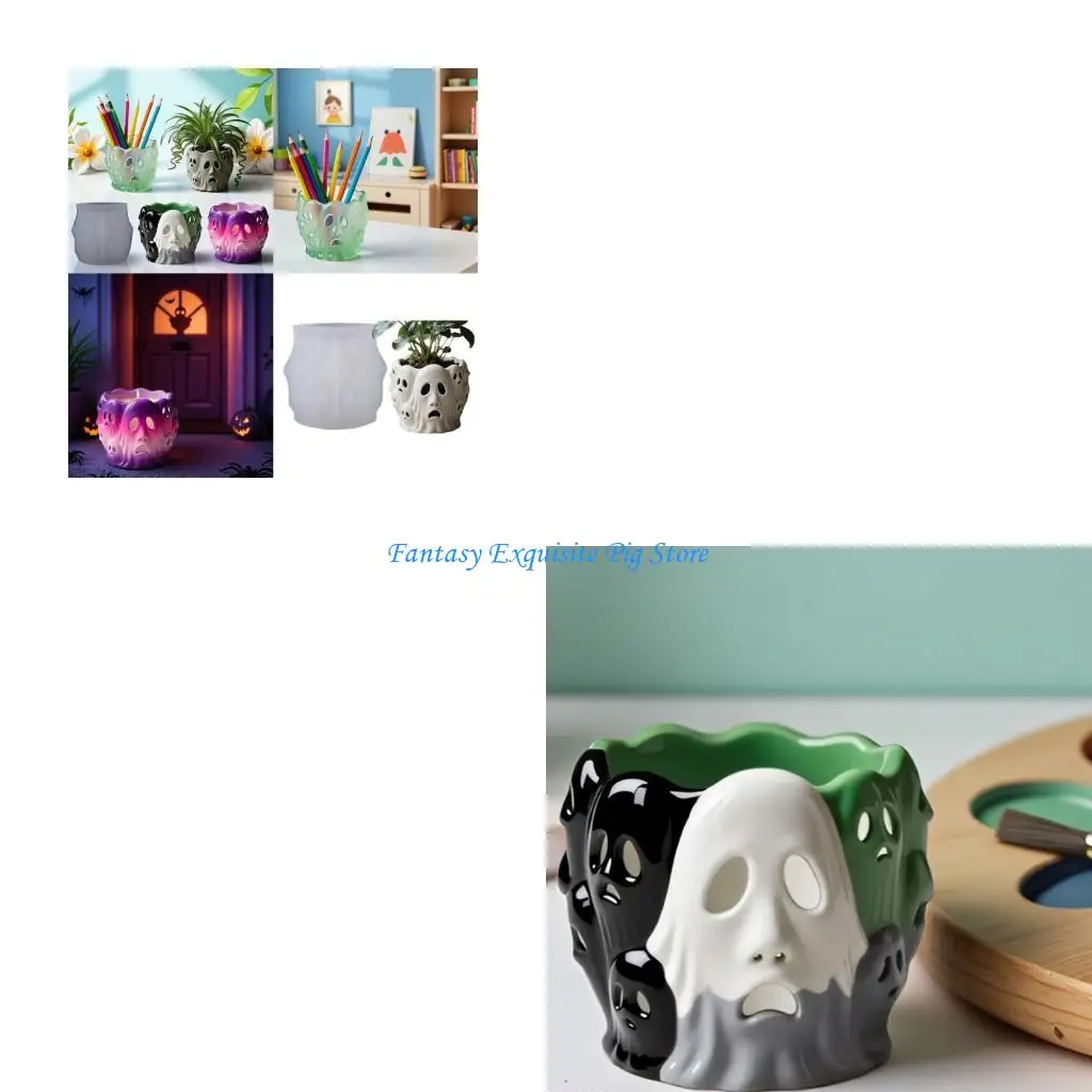 

Creative Specter Silicone Mold for Resin Gifts Plant Decors Crafting Hobby