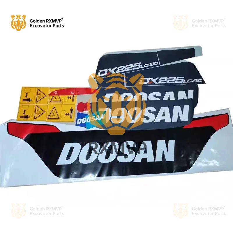 For Doosan Daewoo DX150 215 225 420 230 260 380 360LC -9C full vehicle sticker  excavator