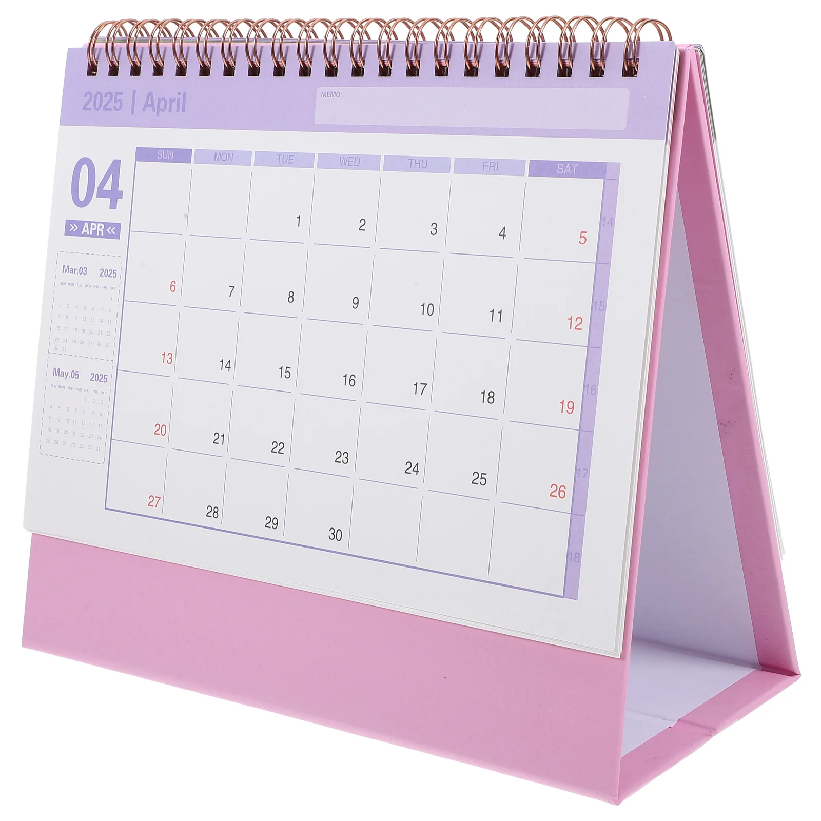 2025 Desk Calendar Daily Use Month Academic Office Carpet Notebook Medium Household Standing Paper Decoration 2024 Calendars