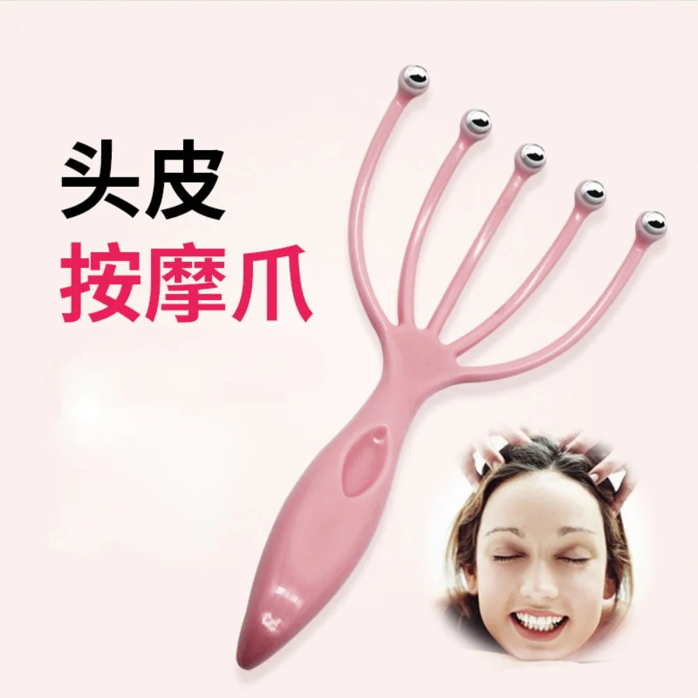 Head Massager Aerodynamic Ball Body Relaxation Scalp Massage Roller Promotes Hair Growth Helps Relieve Pressure On Head Hair