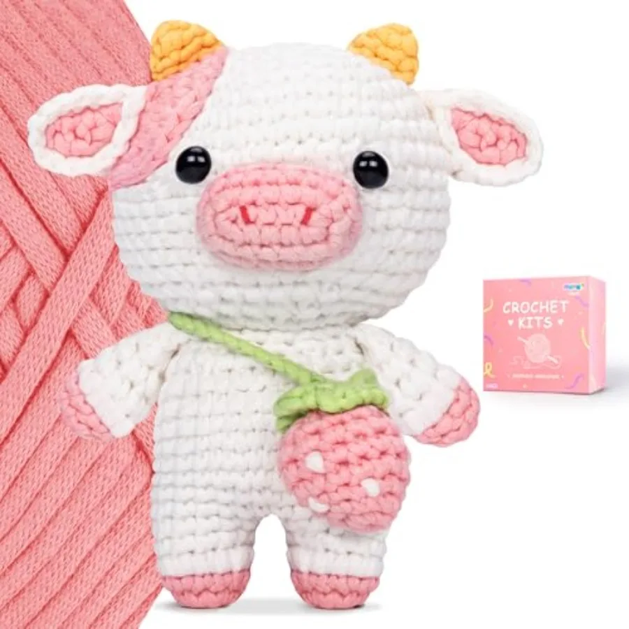 

Crochet Kit Crochet Kit for Beginners with Easy Peasy Yarn Complete DIY Kit Crochet Starter Kit with Step-by-Step Video Tutoria