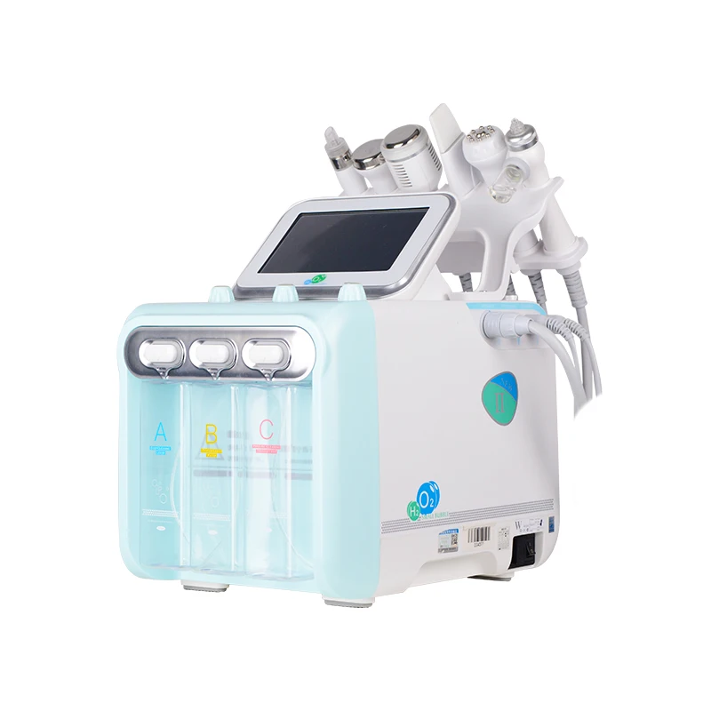 Machine Hydroqualifiée ale Professionnelle 6 en 1, Peeling à l\'Eau, Diamant, DermDelhi, Soins de la Peau, Nettoyage en Profondeur, Soins de miles