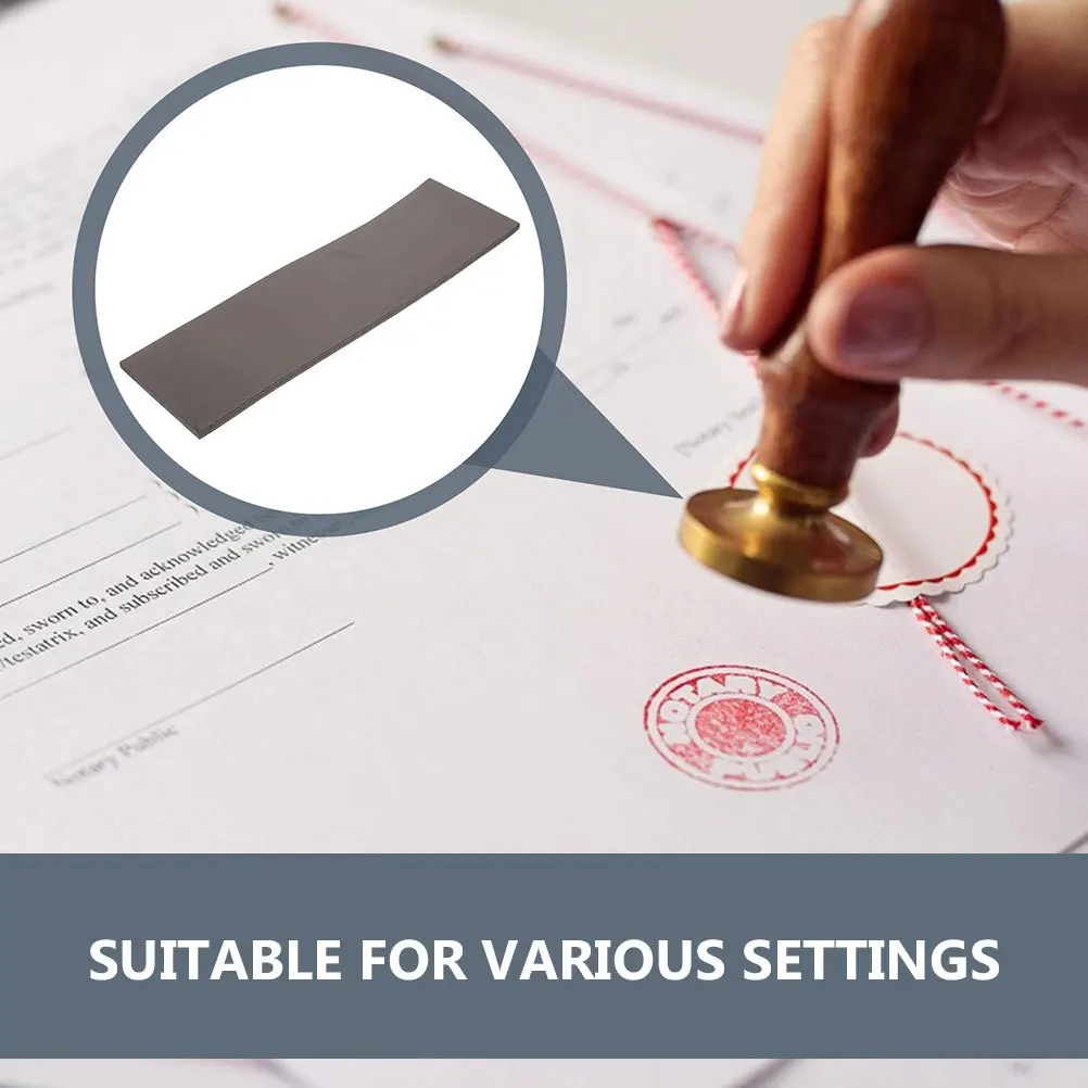 Light-Sensitive Rubber Stamp Pad Rectangular Durable Hardwearing Material for Quick Exposure Clear Impressions Crafting Office