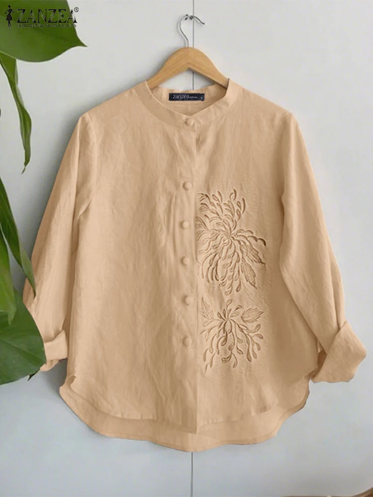 ZANZEA: La Camicia con Ricami e Maniche Lunghe che Ha Cambiato il Mio Guardaroba Autunnale