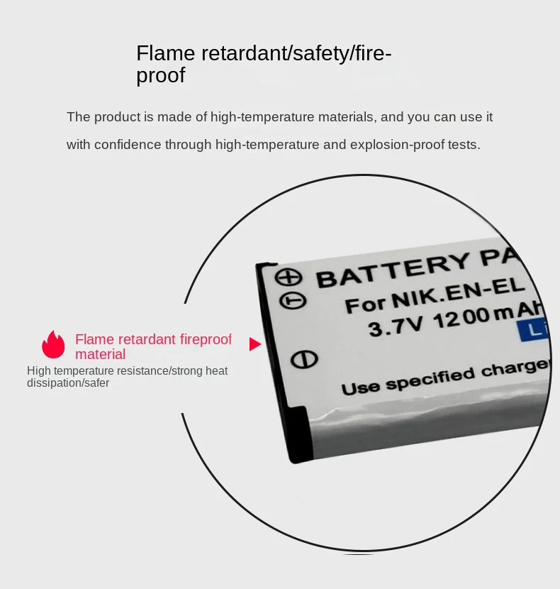 4Pcs EN-EL19แบตเตอรี่สำหรับ Nikon Coolpix S100 S2500 S2600 S3100 S3200 S3300 S4100 S4200 S4300 S6600 S6900 L10 1200mah EN EL19