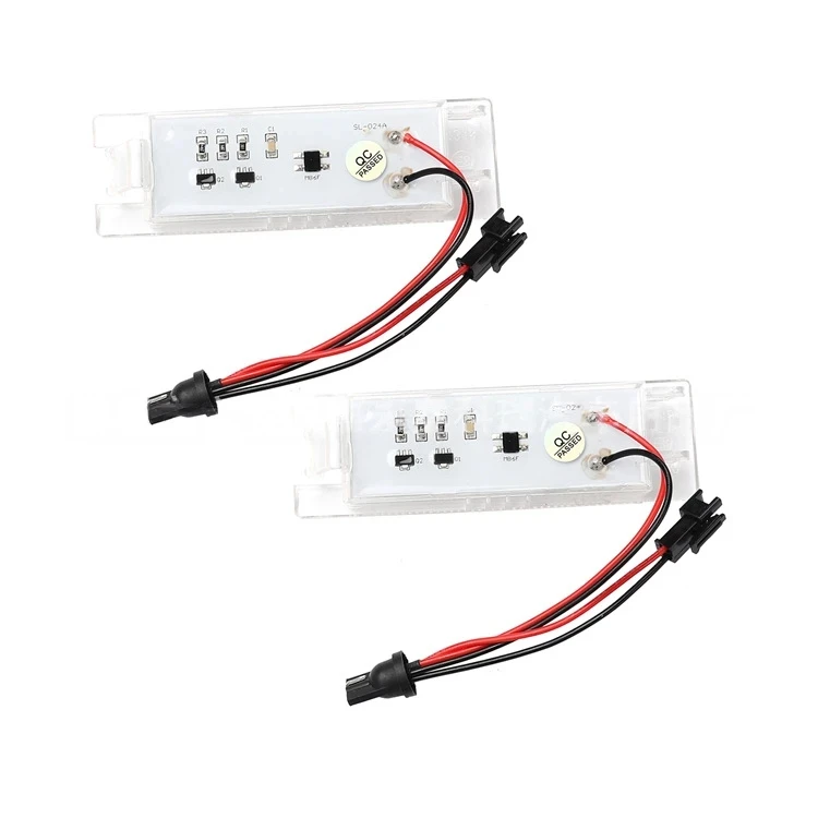 LED License Plate Lights Fit for Alfa Romeo Brera Giulietta Mito 159 166 - Error Free Plug & Play Replacement