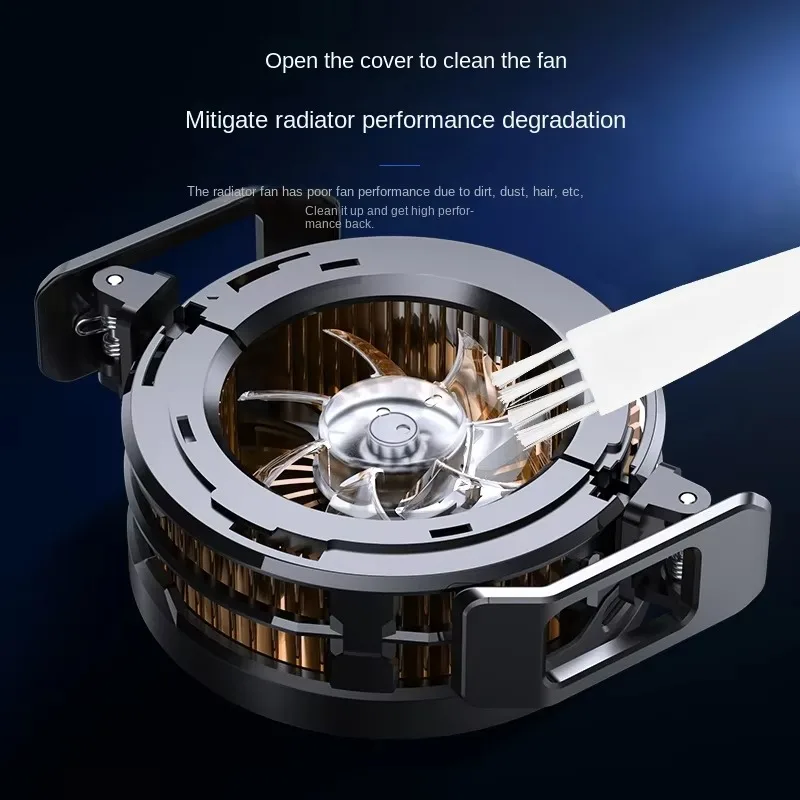 CX08 Mobile Phone Cooler Magnetic Cooling Fan for iPhone Android PUBG Gaming Cooler System Back Clip Heat Sink Radiator Cooler