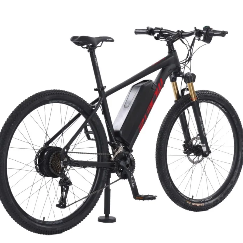 Electric Mountain Bike Commiting out Lithium Battery Removable Outdoor Sports 48v350w image 1