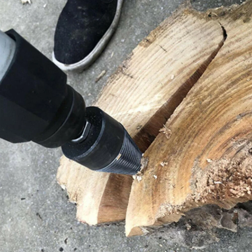 

Firewood Chop Wood Drill Bit Splitting Tool Splitting Cone Log Splitters Electric Hammer Drill Bit Firewood Chopper Split 32mm