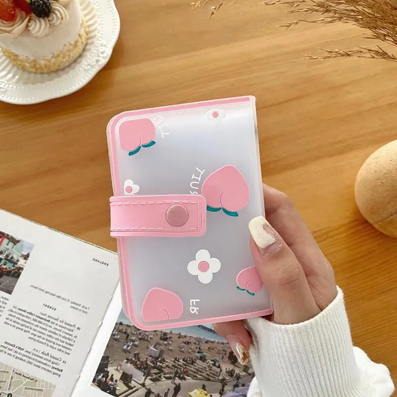 New 20 Card Pockets Women Wallet PVC Large Capacity Business Card Case Lightweight Waterproof Cards Bag