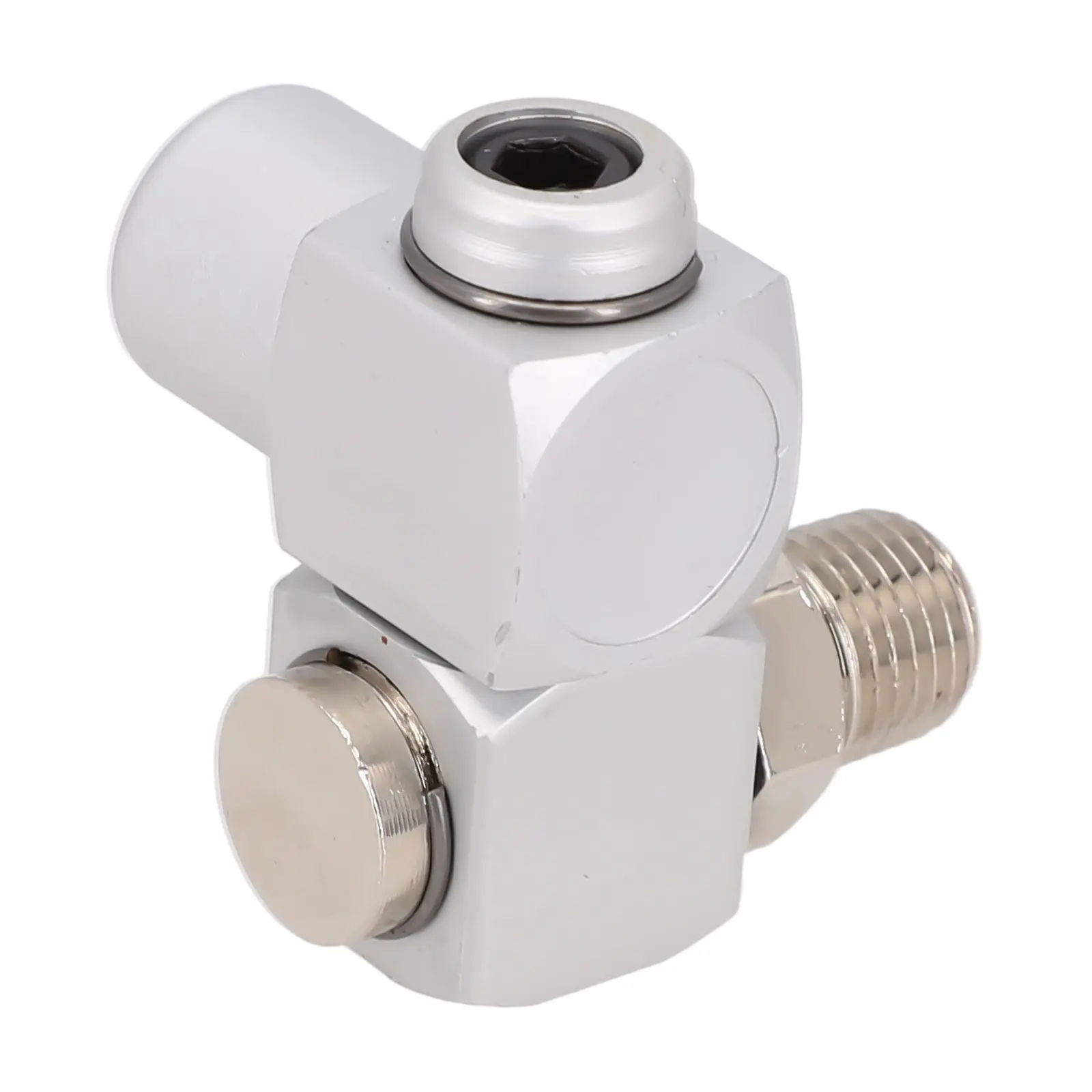 Pneumatic Tool Swivel Connector 12 5mm Adapter with For 360 Degree Rotation for Improved Hose Connection Flexibility