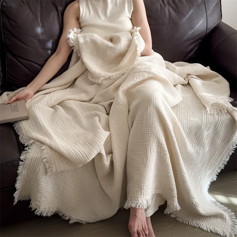 Y Home Tassel Decor Chunky Kni - Throw Blanket Chunky Knit ulasan dan harga