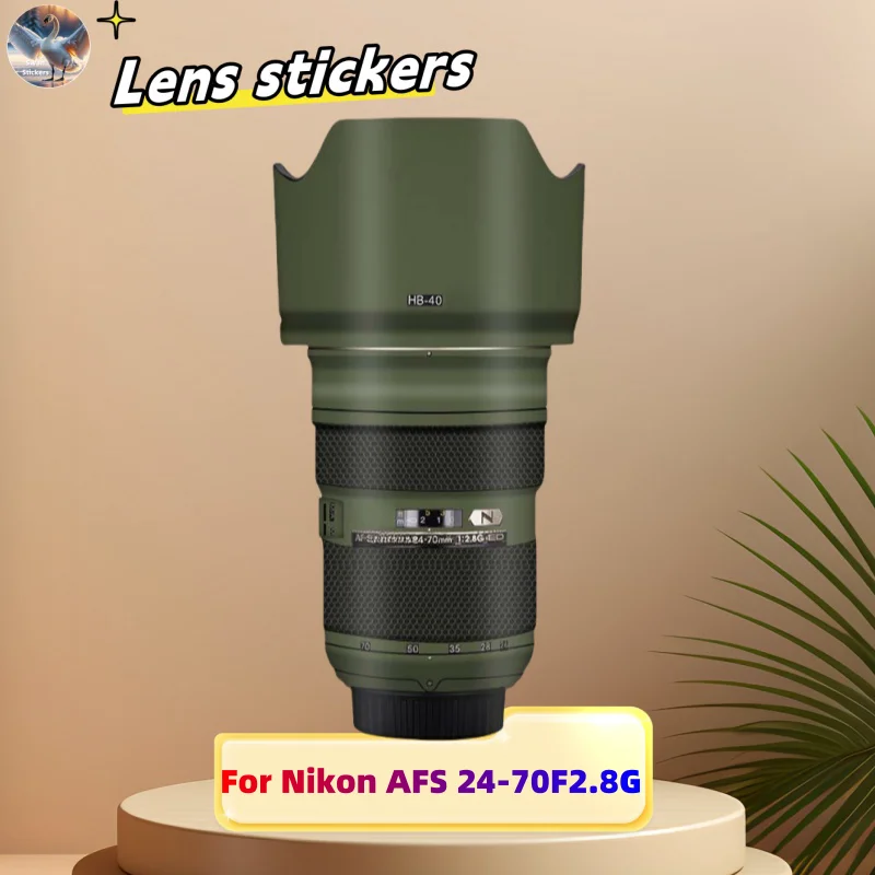 

for Nikon AFS 24-70F2.8G Camera Lens stickers, precision cut wear-resistant protective film, DIY skin