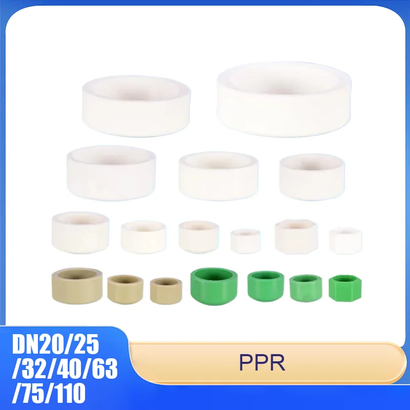

PPR Heat-Fusion Plugs for Pipe Ends DN20/25/32/40/63/75/110 Water Pipe Plug Accessories