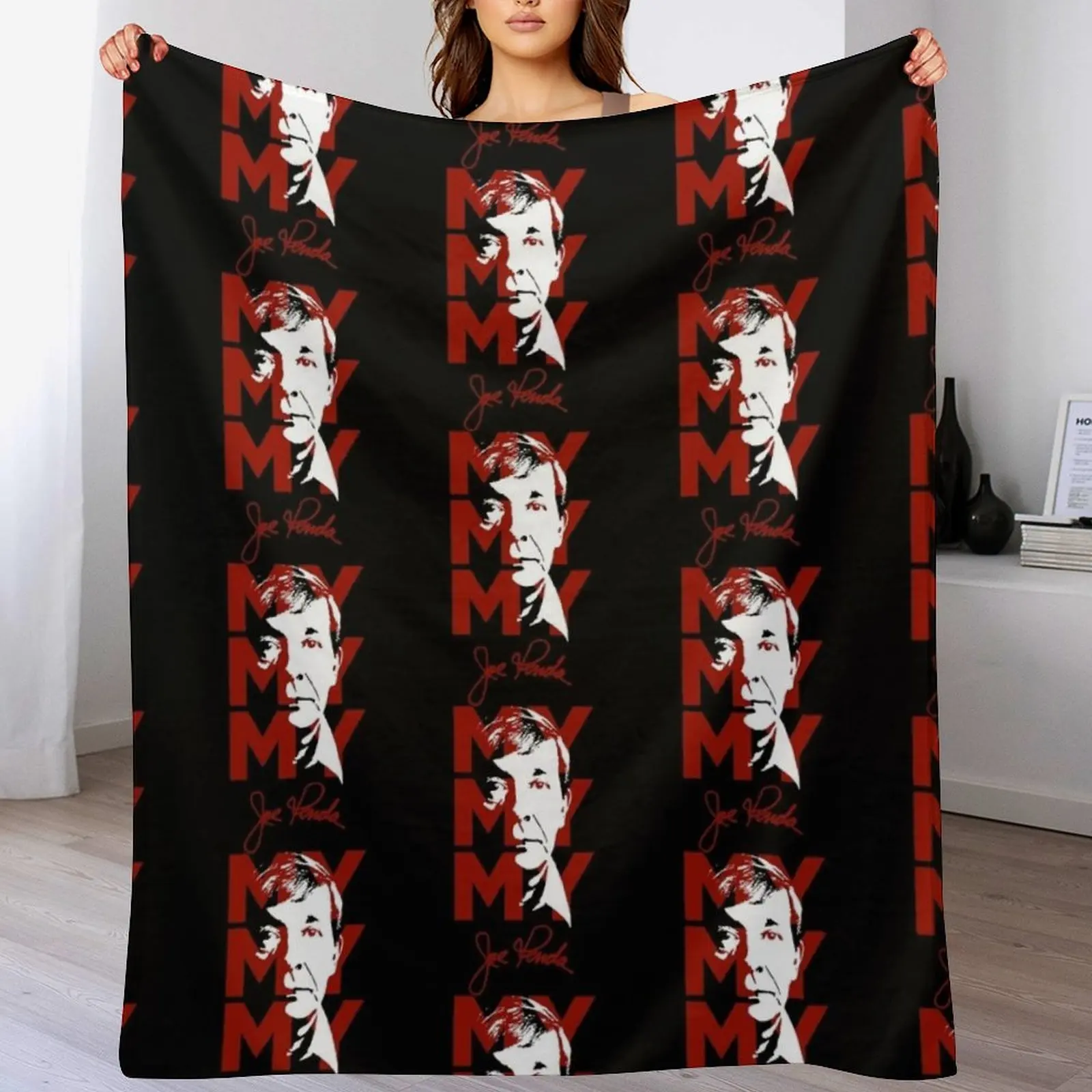 

JOE KENDA MERCH Throw Blanket Luxury Designer Plush Blankets
