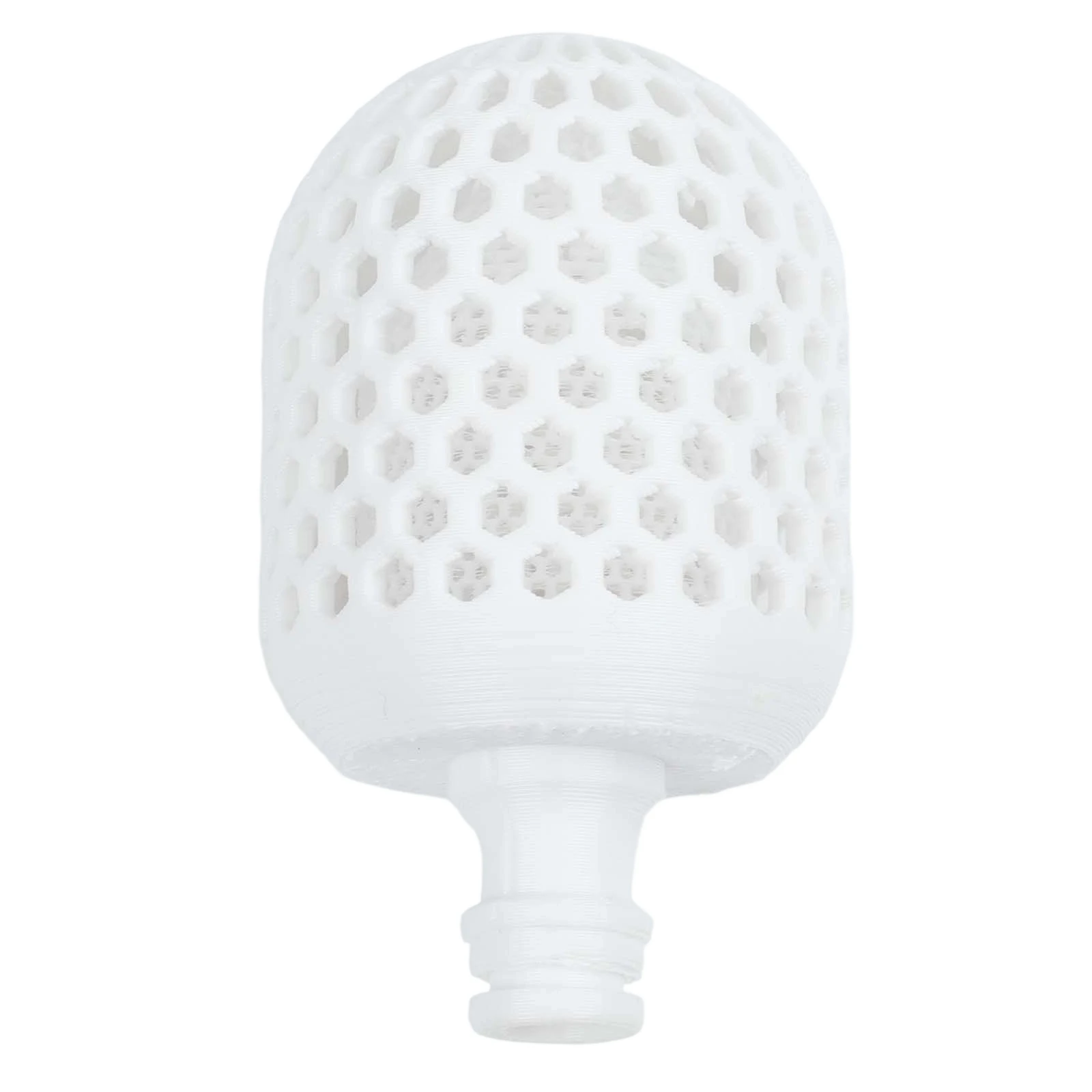 Compact White Garden Sprinkler Diffuser With Gentle Stream For Flower Bed Plant Root Hydration Soil Protection Yard Watering Dev