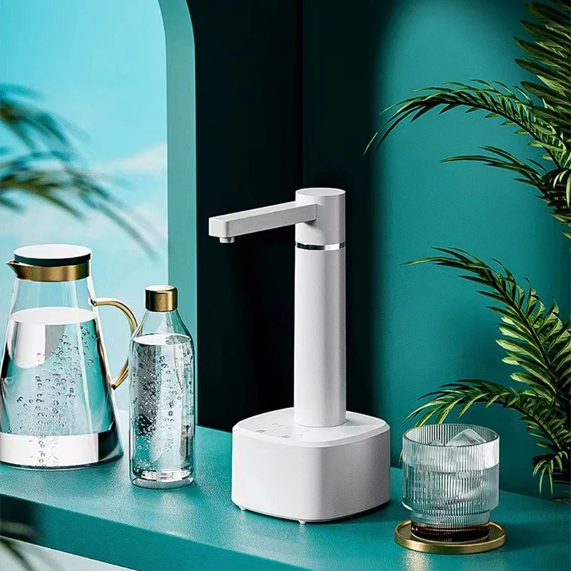 Distributore automatico di acqua pompa dell'acqua elettrica con supporto ricarica USB distributore di pompa dell'acqua intelligente a 3 marce per la casa