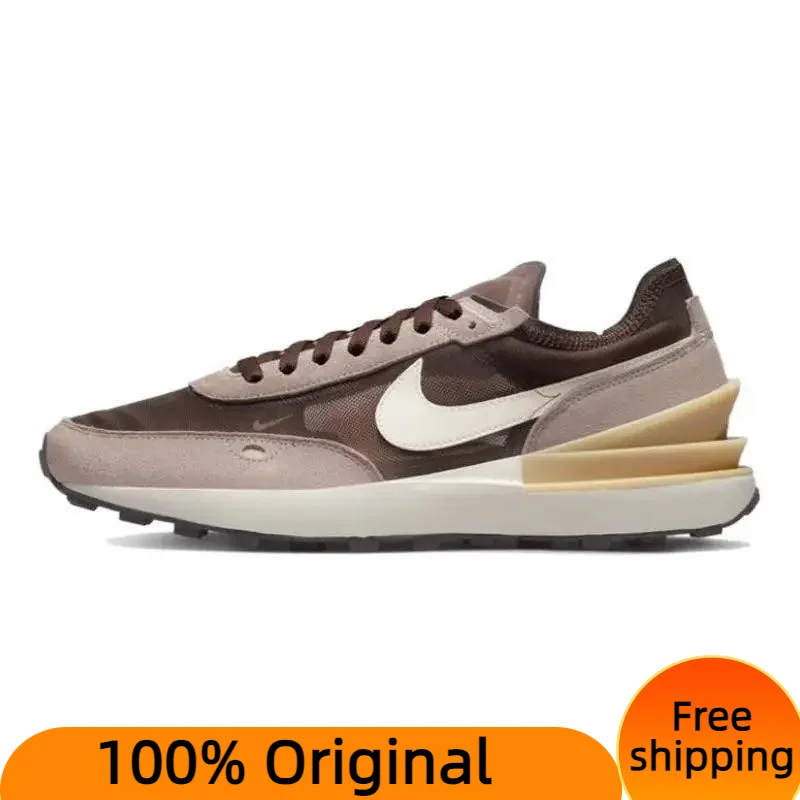 Nike Waffle One Light Chocolate Sneakers shoes DA7995-200 With Original Box